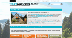 Desktop Screenshot of harzagentur.de